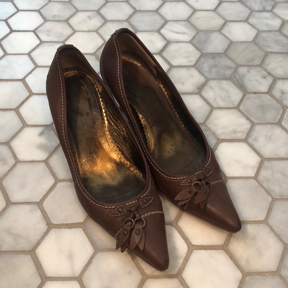 J. Crew Women’s size 7 Brown leather tassel pump